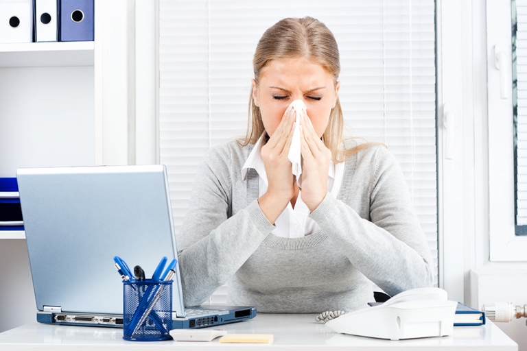 Colds and flu: stop the spread in your office this winter